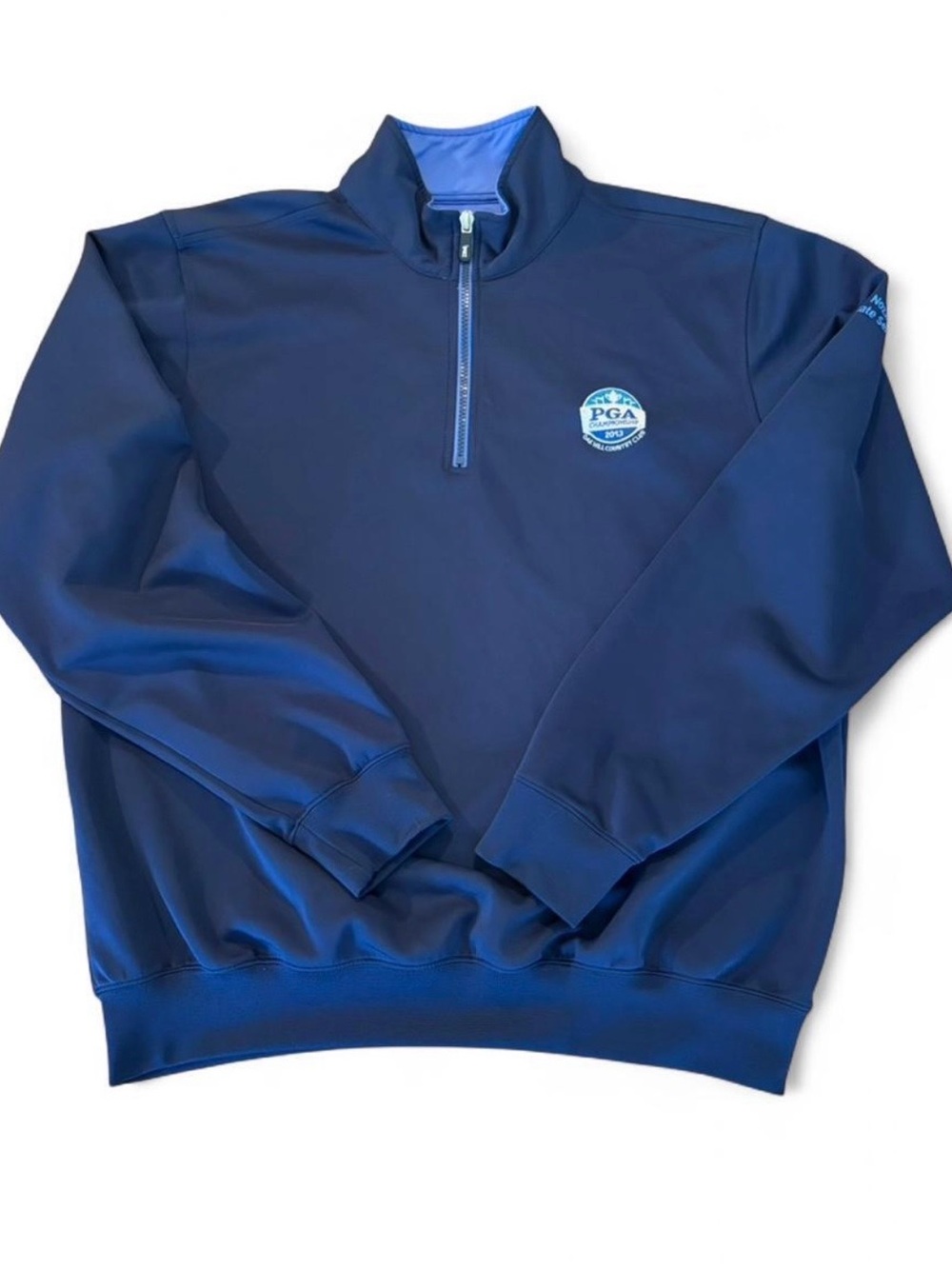 Fairway & Greene PGA 2013 men’s Sz. L navy blue quarter zip pullover sweatshirt